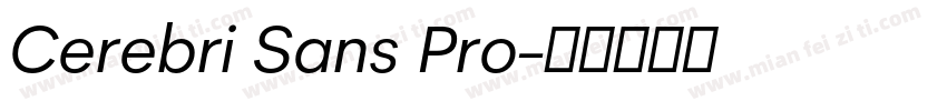 Cerebri Sans Pro字体转换